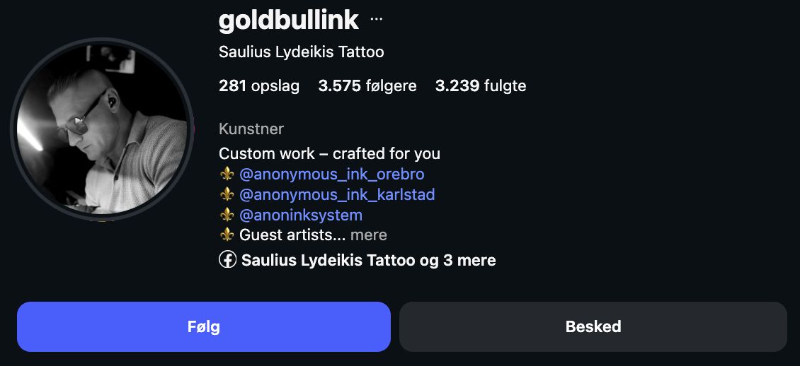 Instagram-profil — Saulius